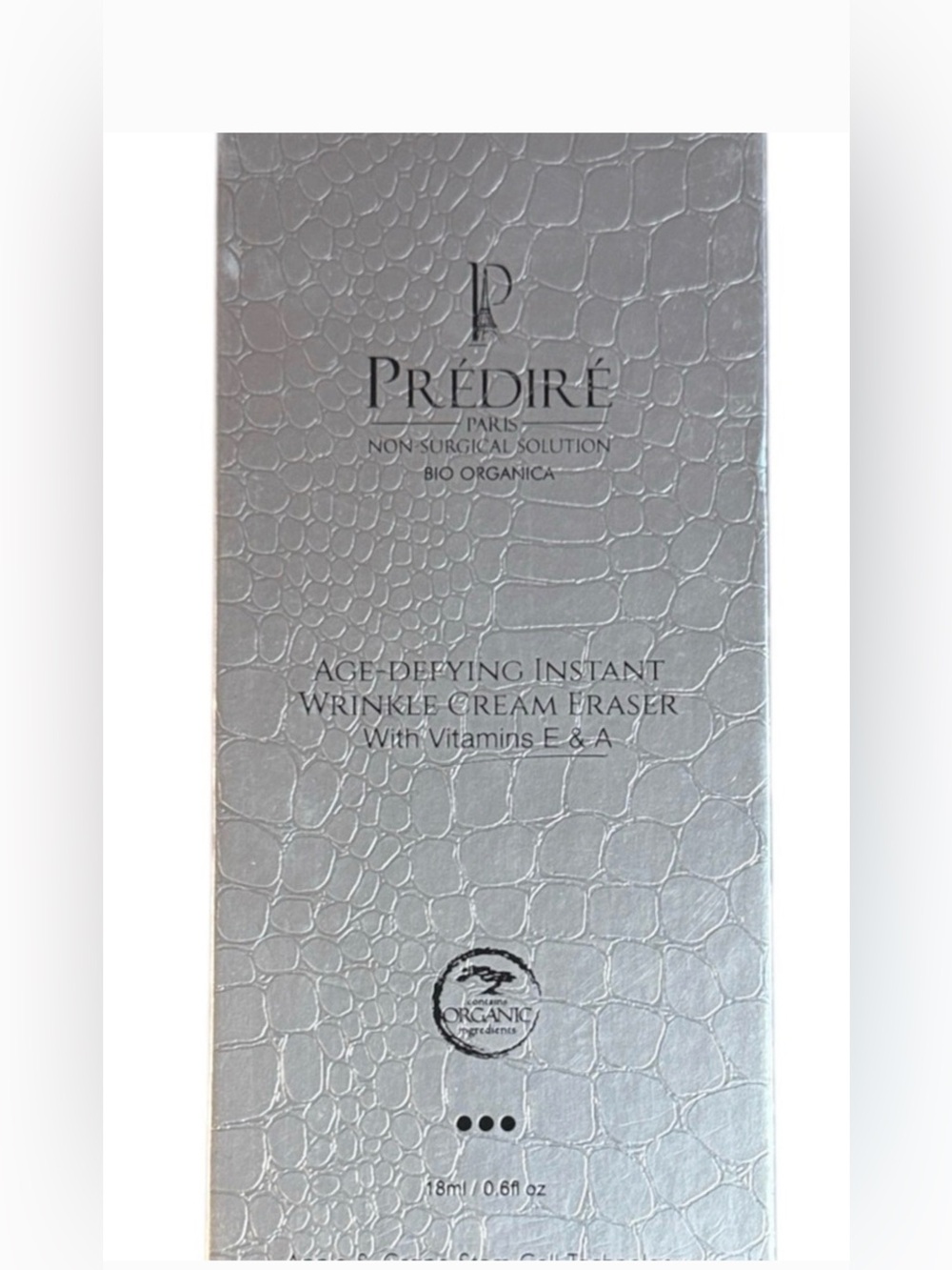 Predire Age-Defying Instant Wrinkle Eraser Bio Organica & Apple/Grape Stem Cell